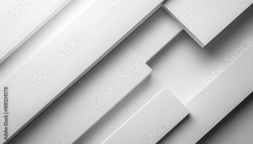 Wallpaper Mural Closeup of white puzzle pieces on a white surface with shadows Torontodigital.ca