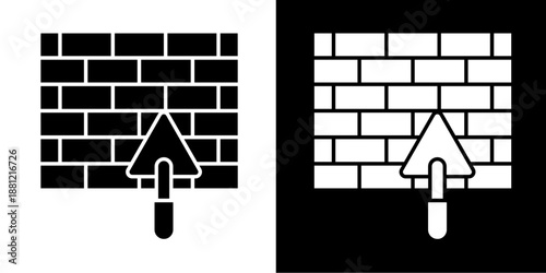 Brickwall  Icon Set White Style Collection