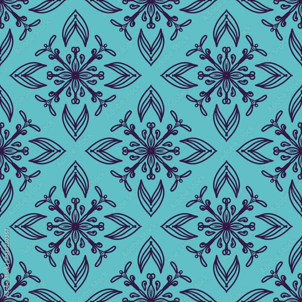 Fototapeta premium seamless floral pattern