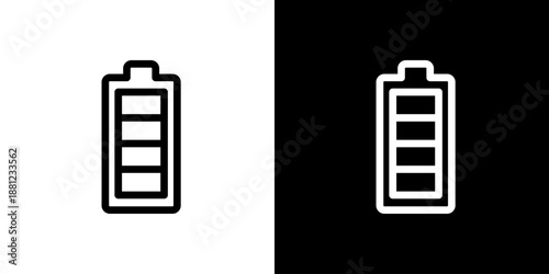 バッテリー・満タンのアイコン（ベクター）