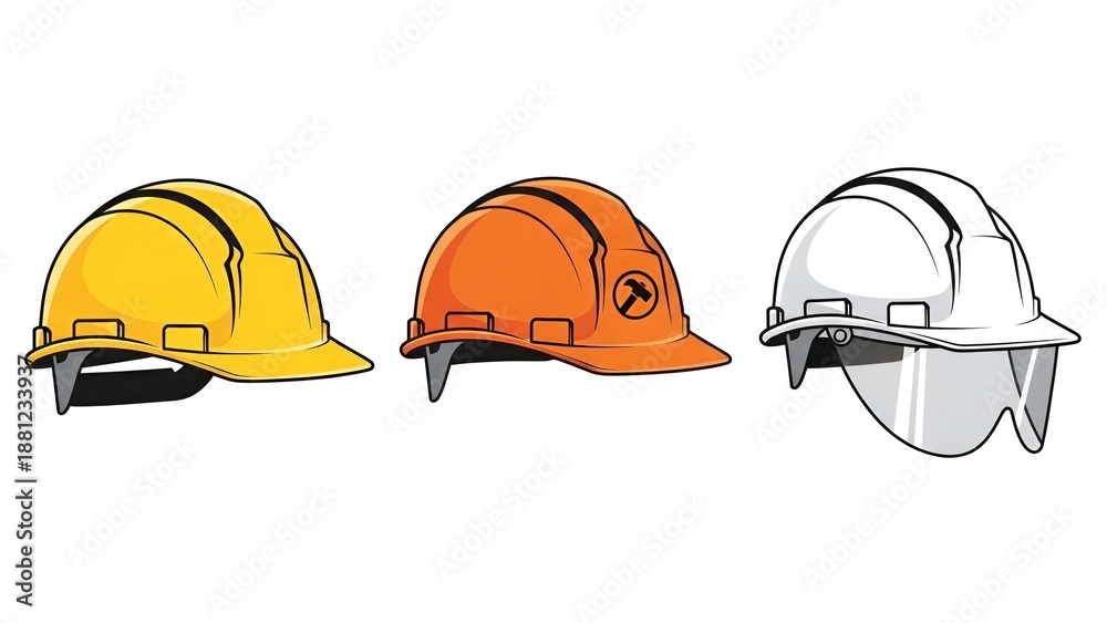 Fototapeta premium construction helmet