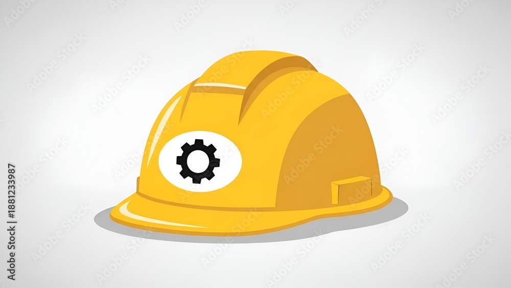 Fototapeta premium yellow hard hat