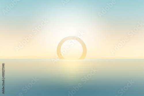 sunset over the ocean