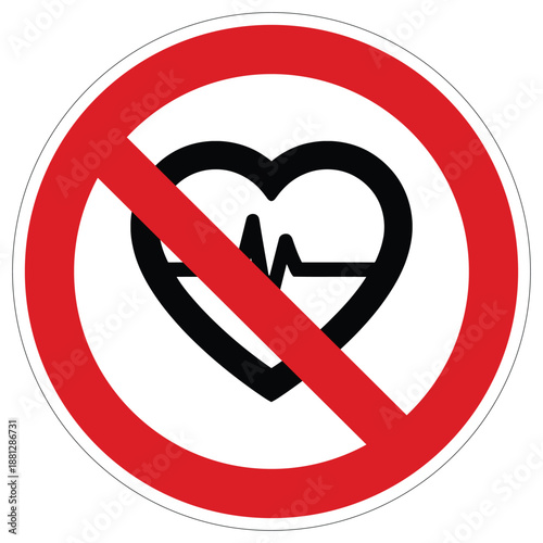 Restriction signal warning against conditions affecting heart rate or medical monitoring equipment access