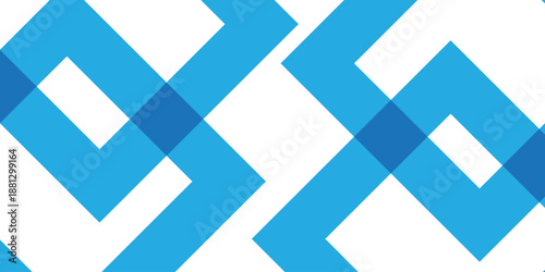 abstract creative blue flat square shape background.