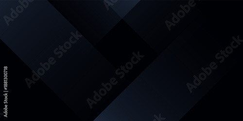 Modern black dark blue white abstract background. Minimal. Color gradient. Web banner. Geometric shape. 3d effect. Lines stripes triangles. Design. Futuristic. Metal metallic effect. Luxury. Premium.