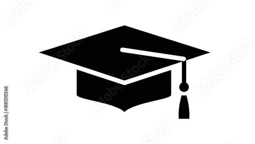 Graduation Cap Icon Symbol Education.