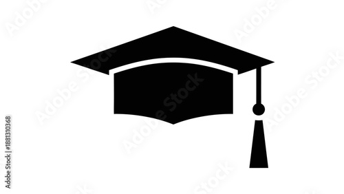 Graduation Cap Icon Symbol Education.