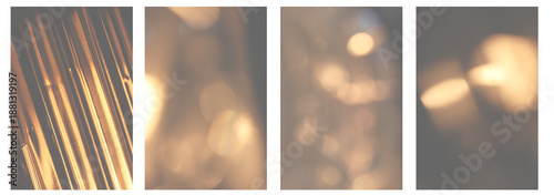 Canvas Print Abstract, noise, motion, bright, old effects with glowing lens flare, dust, scratches, and sunbeam glow