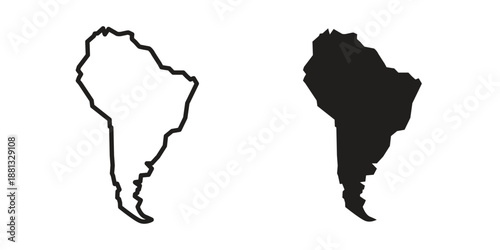 Latin america icons for web developers and designers,