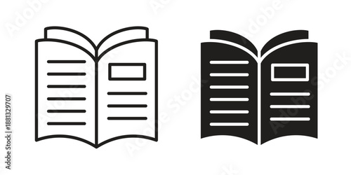 open book icons for web developers and designers,