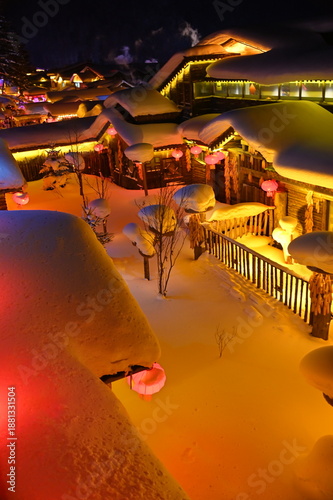 Harbin, China – January 6, 2026: The Snow Village of Harbin

