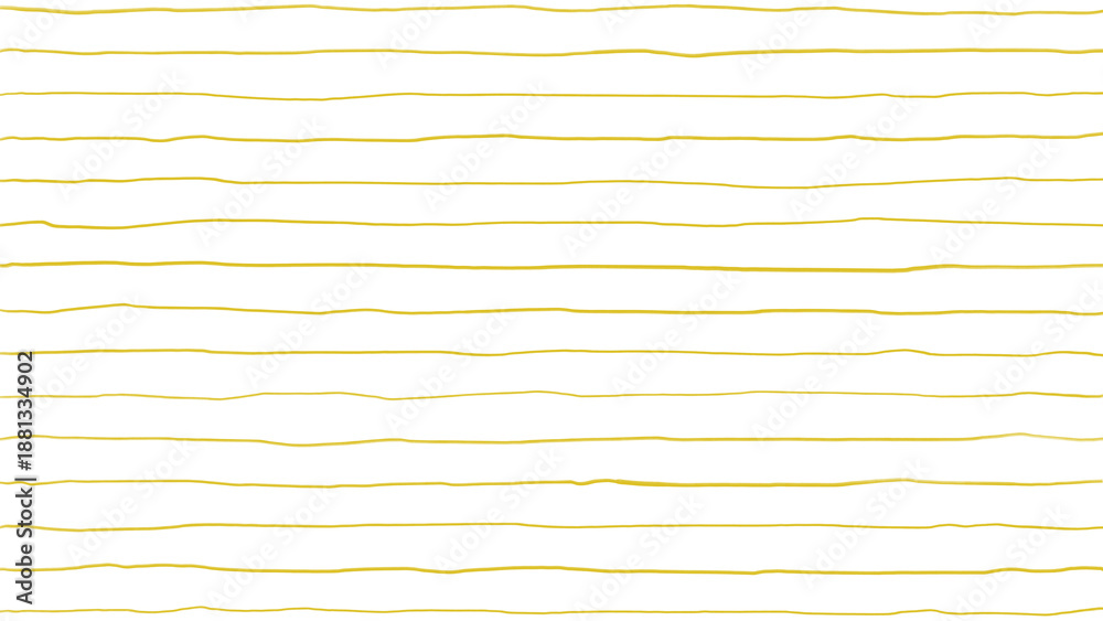 Obraz premium Transparent Seamless Background with Hand-Drawn Horizontal Yellow Lines Pattern, Simple Minimalist Abstract Design Element for Creative Projects