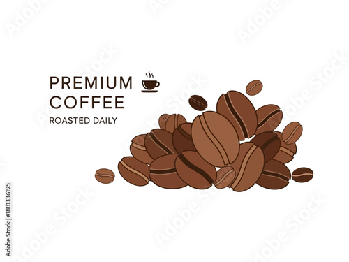 Premium Coffee Roasted Daily with Rich Aroma and Flavor