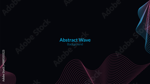 Abstract pattern wavey background