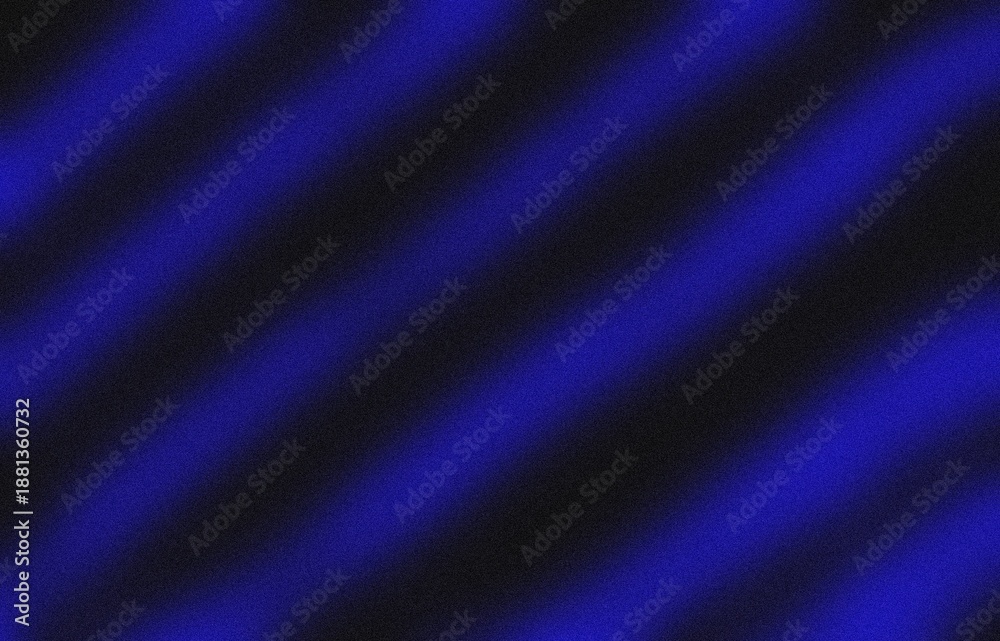 Obraz premium Abstract blue and black interference pattern with diagonal wave bands for physics and design