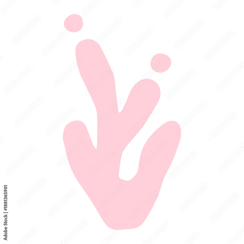 Obraz premium pastel seaweed element