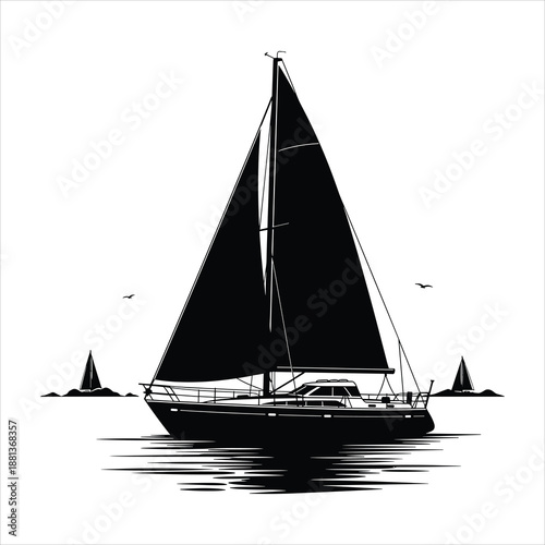 sailing ship silhouette