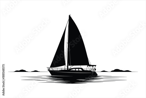 sailing boat on the sea