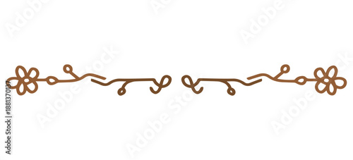 flower divider border