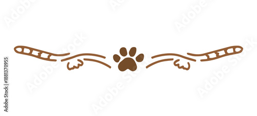 animal paw divider