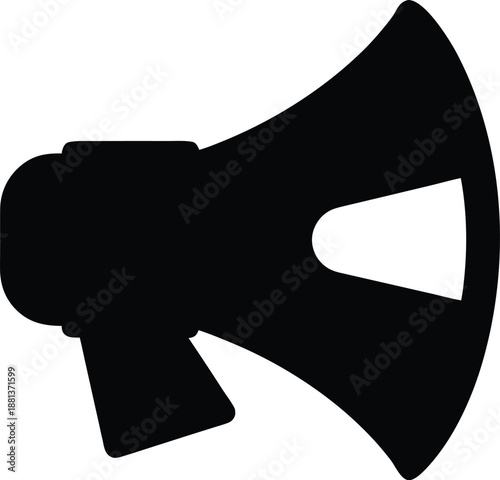 dinka cattle horn profile silhouette vector illustration on transparent background