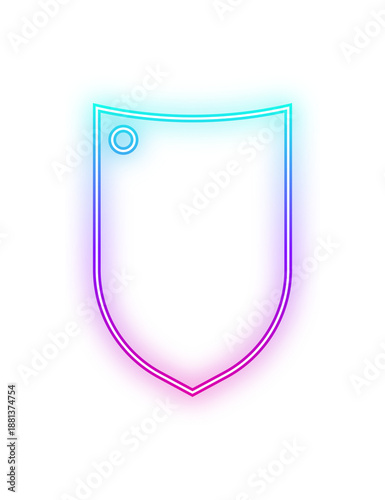 Free Download neon badge frame - GFXLoad