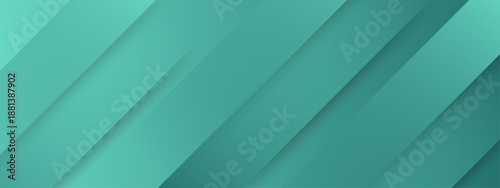 Minimalist teal and seafoam green background with clean diagonal lines and subtle shadows