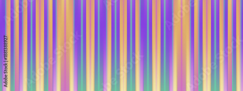 Abstract background showcasing vertical glowing lines with intense purple yellow and blue neon color transitions