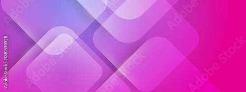 Stylish background featuring translucent purple rounded squares with vibrant pink highlights