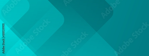 Refreshing teal and cyan background featuring smooth rounded squares and modern transparency layers