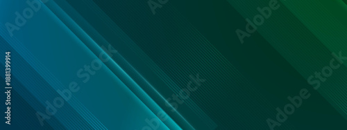 Elegant dark green background with sharp diagonal light streaks and fine lines