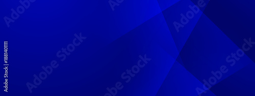 Sleek blue background featuring dynamic overlapping geometric planes and shadows