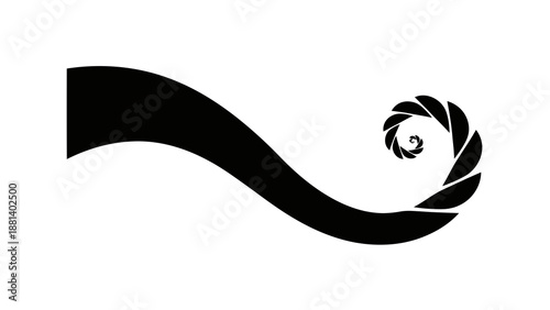 Camera aperture logo design element