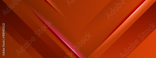 Dynamic red and orange background featuring sharp diagonal geometric layers and depth