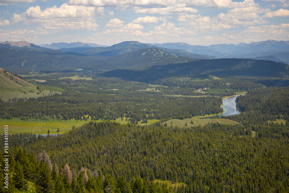 Obraz premium Scenic views in Grand Teton National Park