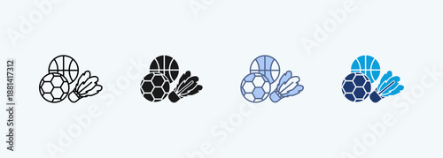 sport multiple style icon collection