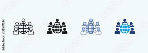 culture multiple style icon collection