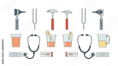 Medical Instruments and Tools for Healthcare Professionals Illustrated