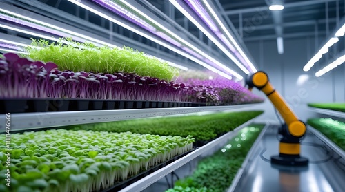 Indoor Hydroponic Farming for Sustainable Food Production