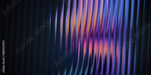 Wallpaper Mural Colorful Glass Fractal Pattern With Flowing Lines and Shapes Torontodigital.ca