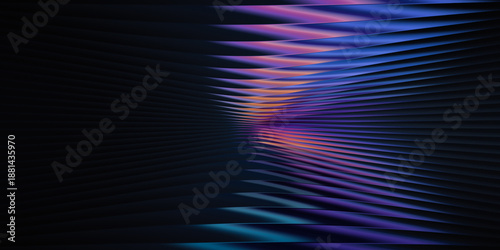 Wallpaper Mural Fractal Glass Design Creates Colorful Abstract Pattern Torontodigital.ca