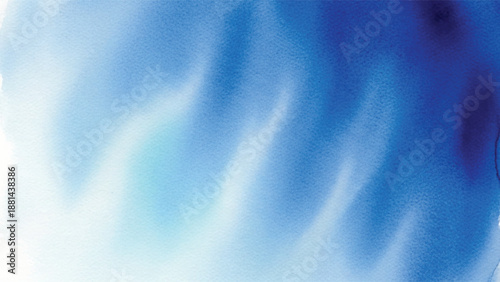 Blue Watercolor Abstract Background Soft Gradient Texture