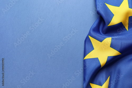 Flag of European Union on  ...