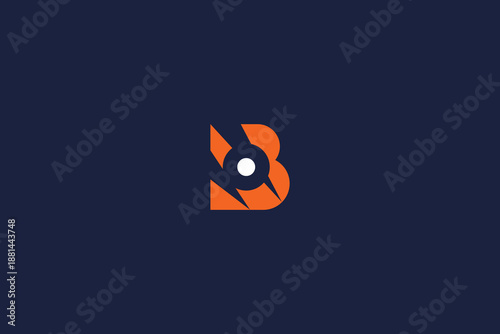 Принти на полотні letter ob logo icon design template with vector inspiration logo simple design
