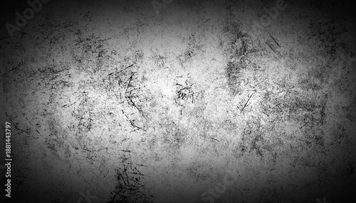 Canvas Print Grungy textured background with dark scratches and spots, creating distressed an