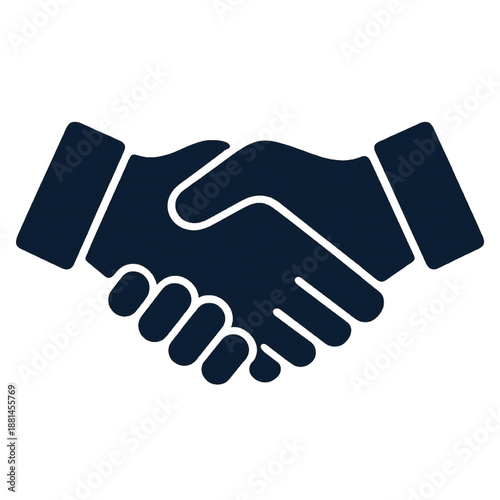 Handshake Icon - Partnership & Agreement Symbol - Perfect for websites, presentations, contracts, team-building content, business blogs, LinkedIn posts, and marketing materials