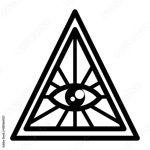 Eye of Providence. All-Seeing Eye