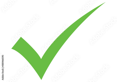 Free Download Green Check Mark Icon Illustrating Success, Approval, Correct Choice, and Completed Task Achievement - GFXLoad