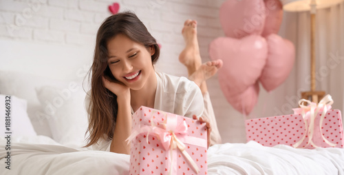 Beautiful young woman with ...